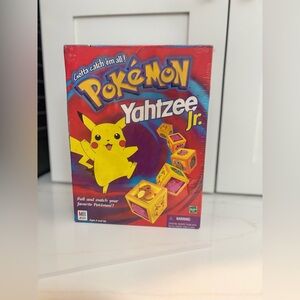 Pokémon Yahtzee Jr MB Hasbro Sealed Vintage Kids Board Game NIP
